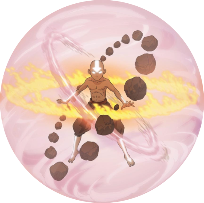 Avatar Aang With Goku Avatar Aang With Goku